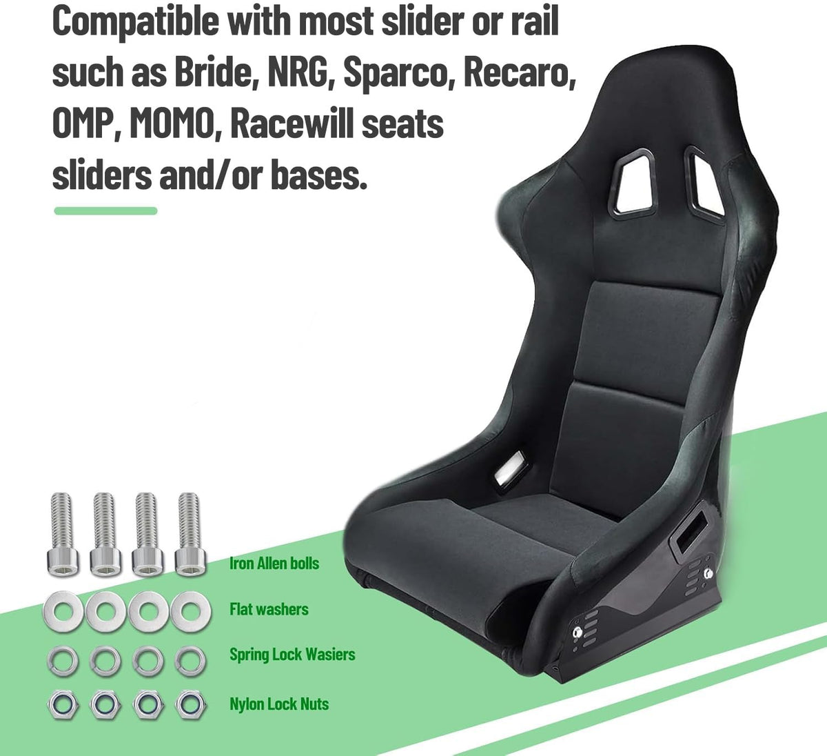 Racewill bracket in a track car interior demonstrating professional appearance benefit