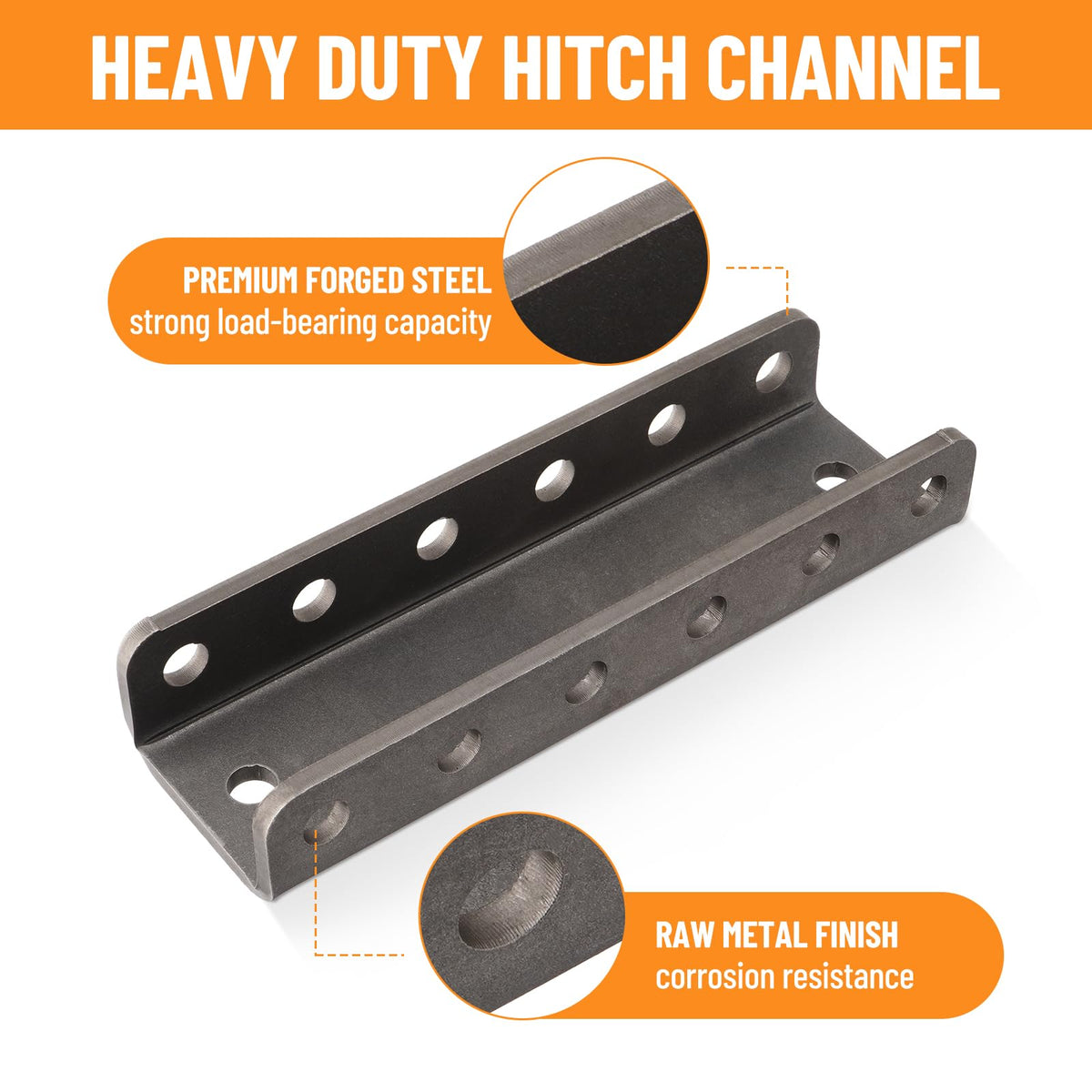 Racewill side profile with coupler mounted demonstrating adjustable height and secure fit