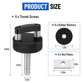 Racewill size comparison next to ruler showing compact dimensions