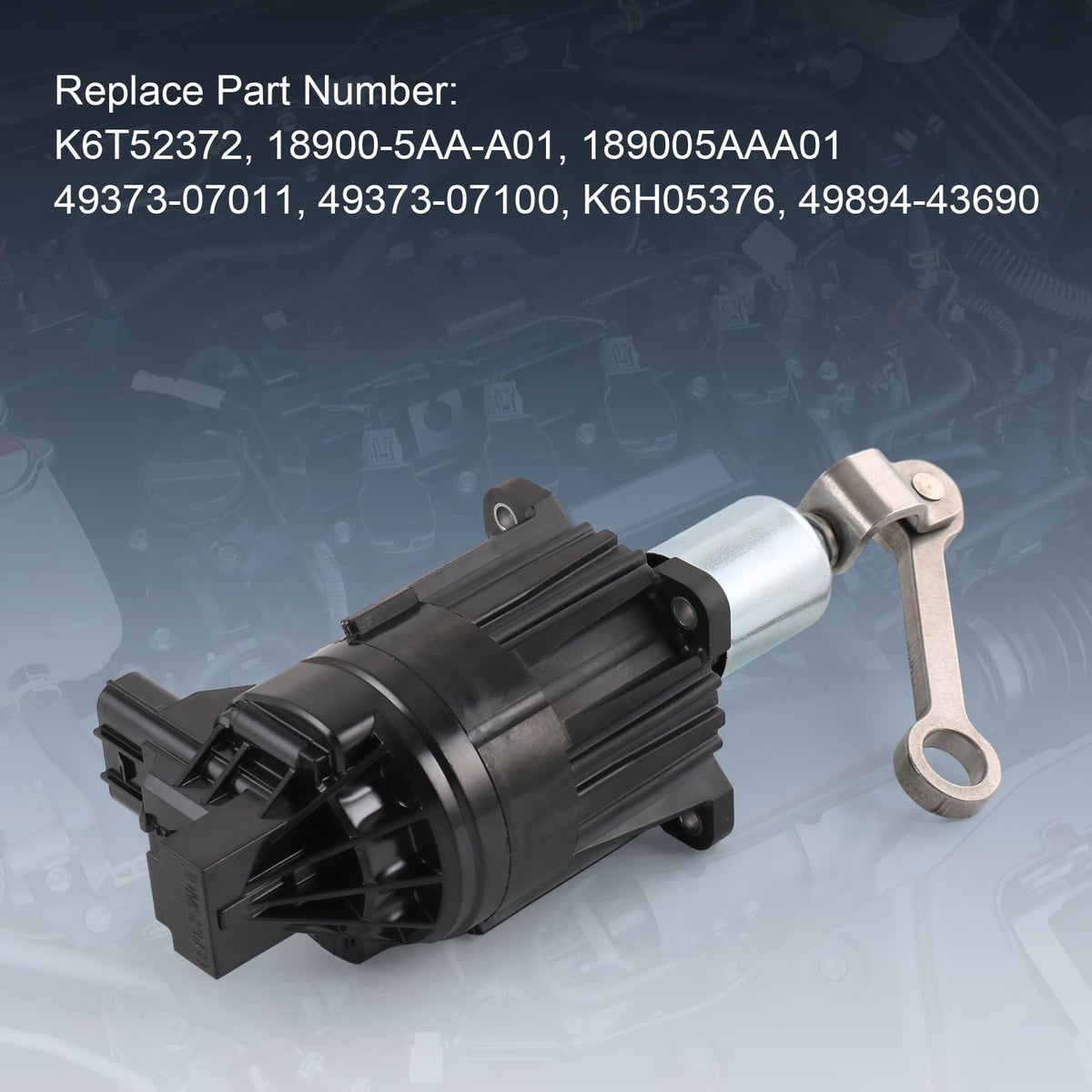 RADHLBNIU actuator close-up of linkage for precise wastegate control