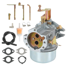 RADHLBNIU carburetor front view showing clean casting and ports for easy inspection
