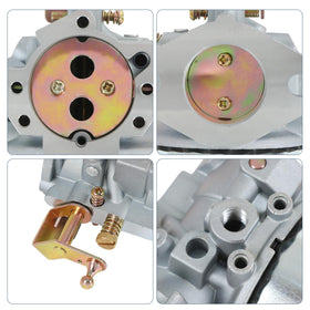 RADHLBNIU carburetor installed on engine demonstrating correct fit and reliable operation