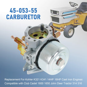 RADHLBNIU carburetor side profile illustrating throttle linkage and mounting points benefit