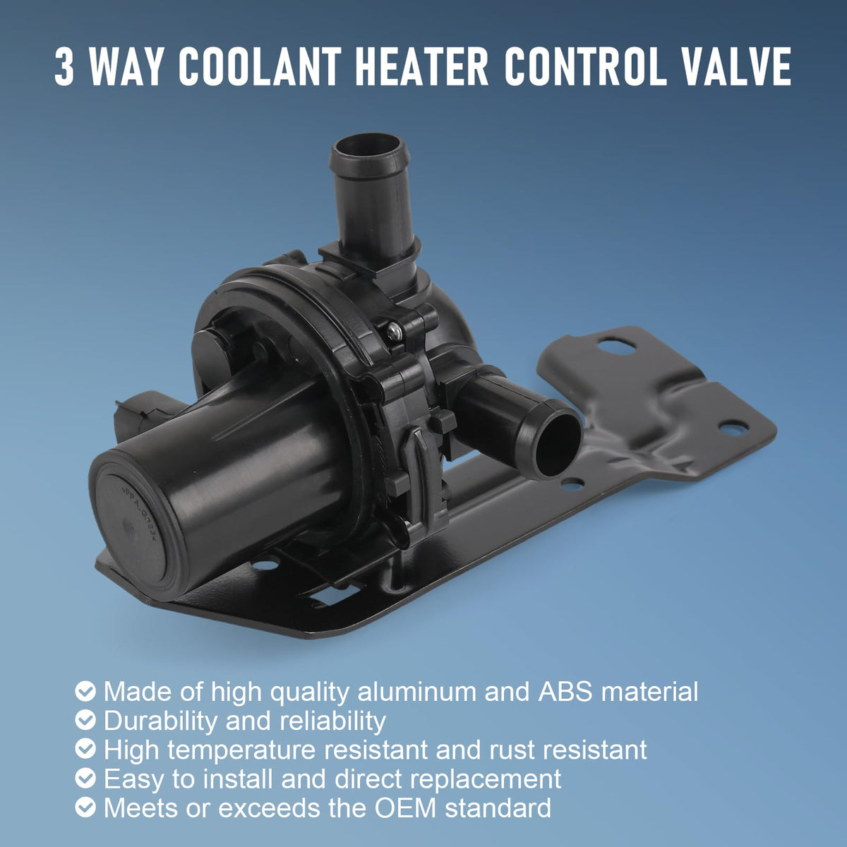 RADHLBNIU close-up of valve body highlighting durable aluminum construction