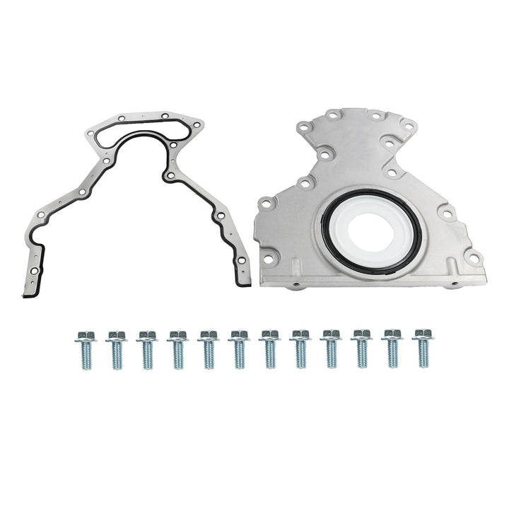 RADHLBNIU front cover overview showing aluminum construction and improved sealing
