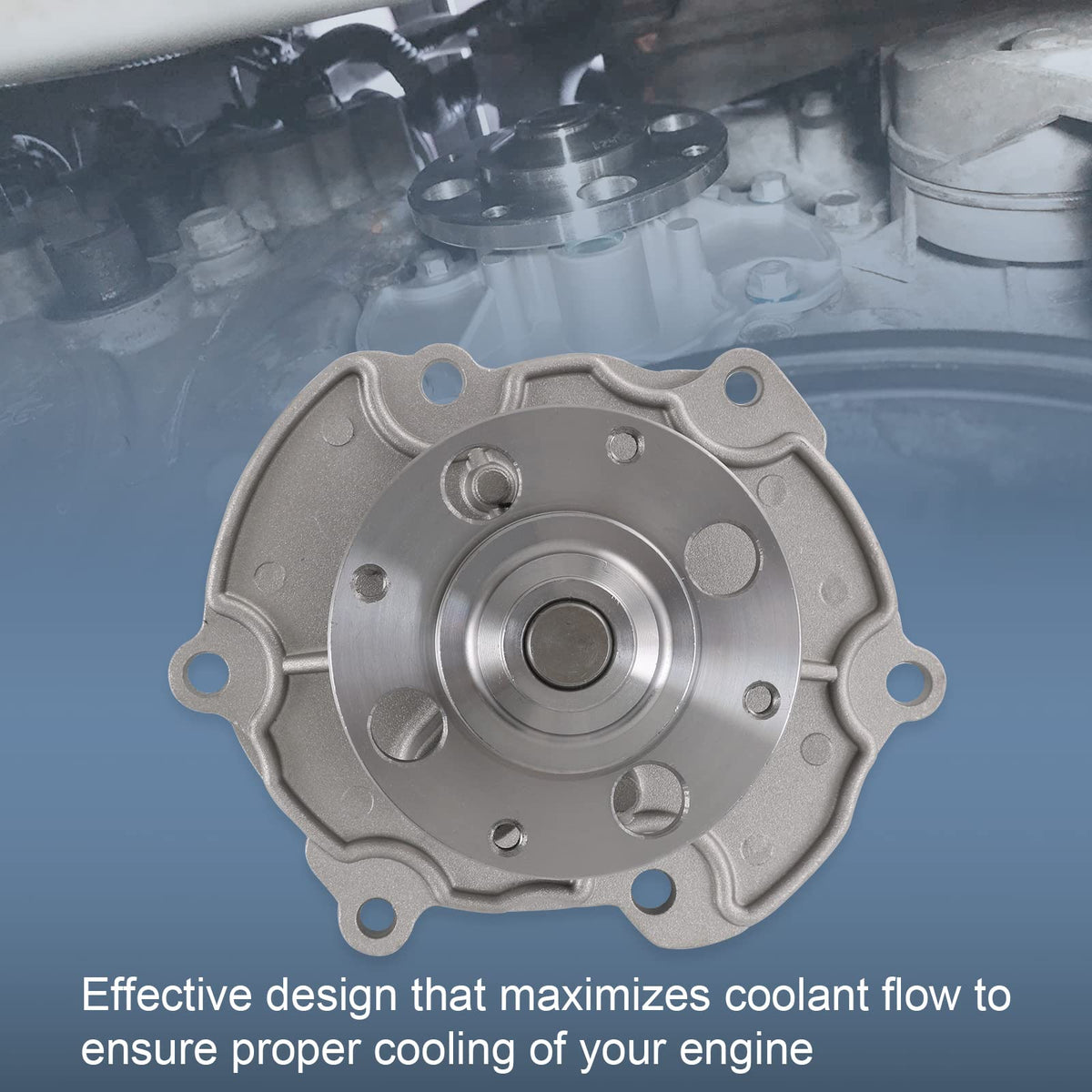 RADHLBNIU close-up of impeller highlighting improved coolant flow