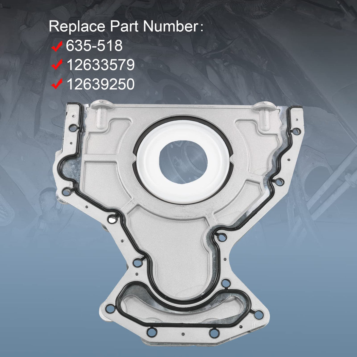 RADHLBNIU installed on engine rear view demonstrating leak-free fitment