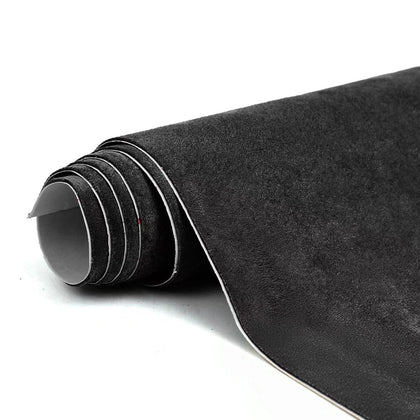 RadiantDecor front view of black suede wrap showing clean packaging and premium finish