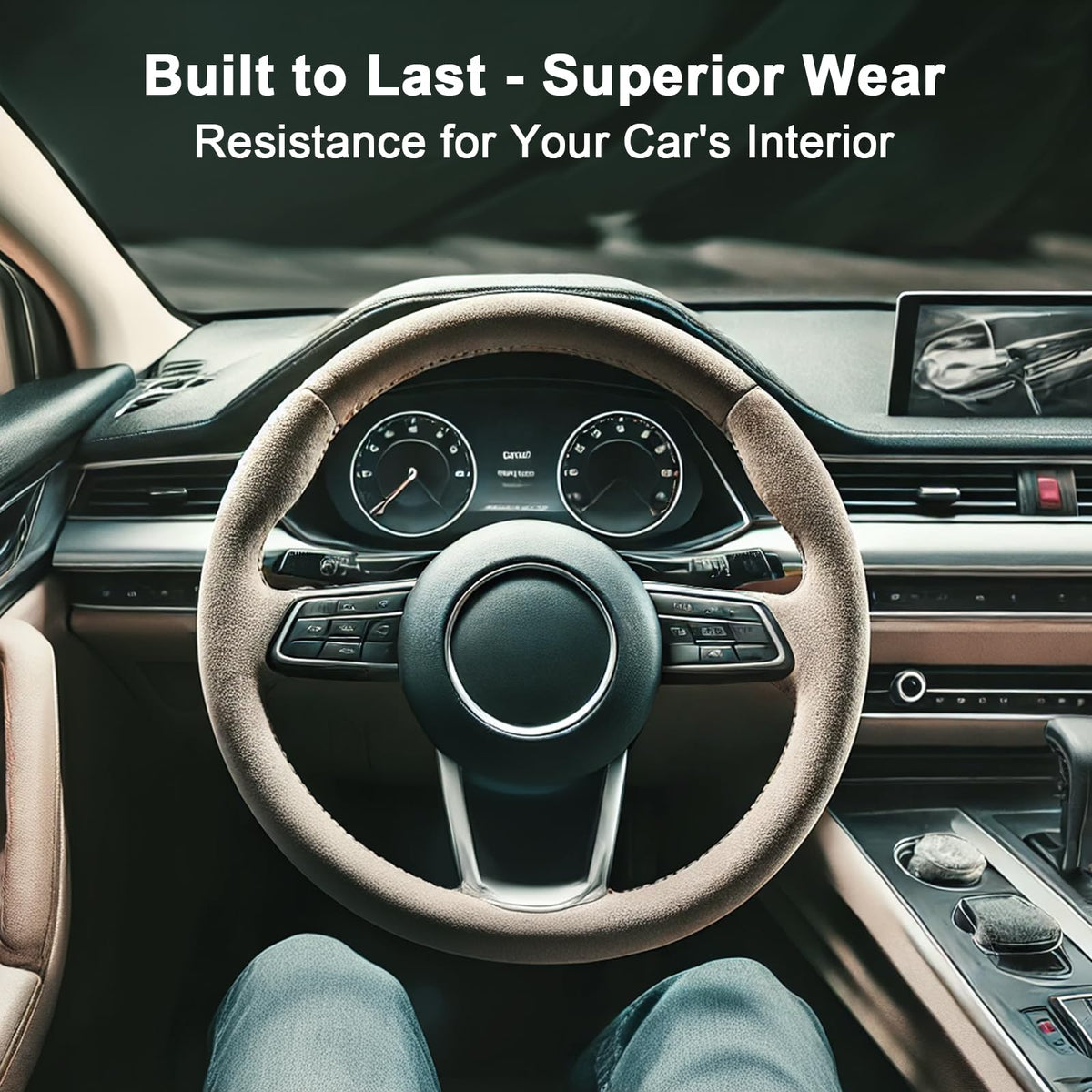 RadiantDecor in car interior lifestyle shot showing cohesive upscale cabin benefit