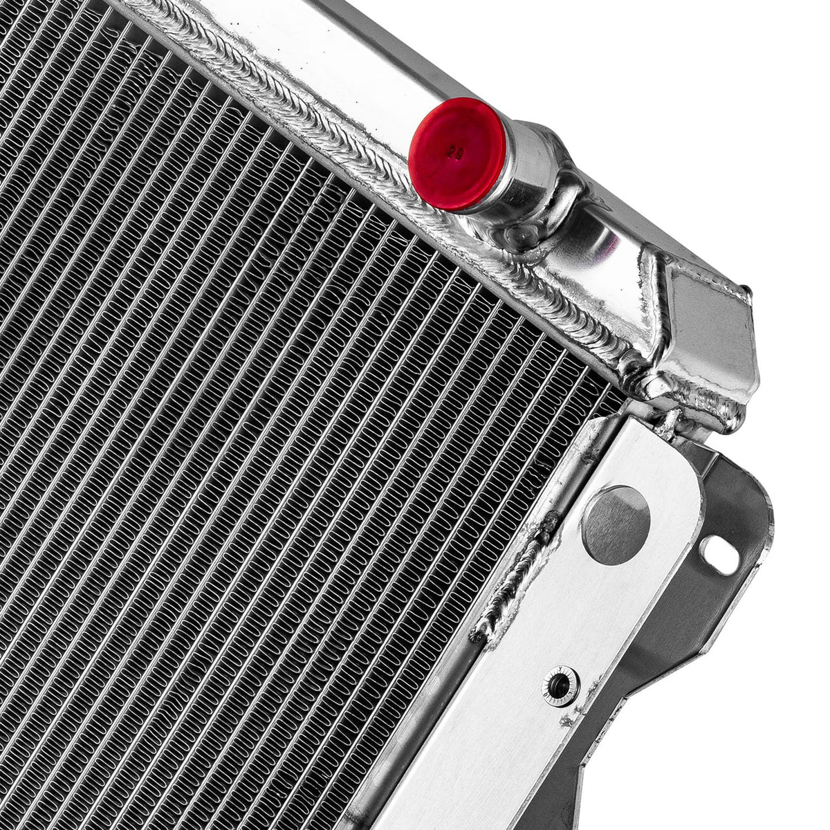RADREPLA angled shot revealing three-row depth for greater cooling