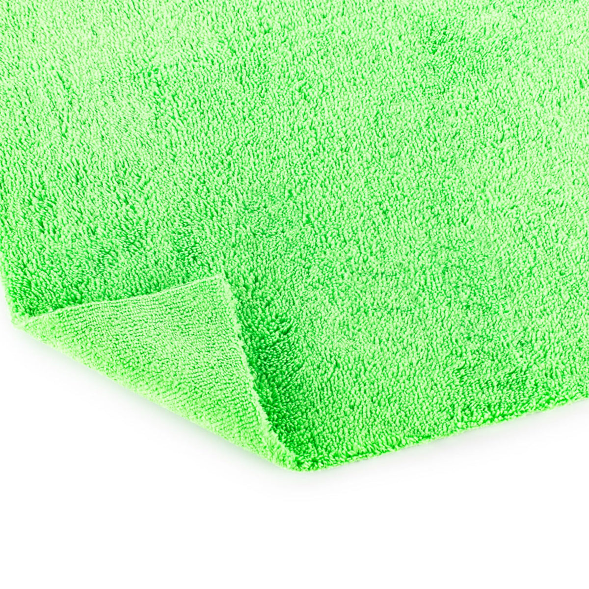 Stack of folded Rag Company towels highlighting 420gsm thickness and absorbency