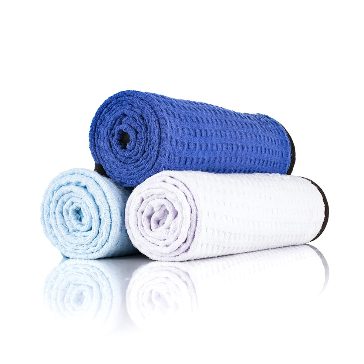 The Rag Company towels after washing showing durability and long-lasting use benefit