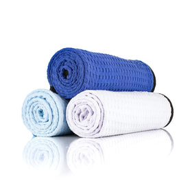 The Rag Company towels after washing showing durability and long-lasting use benefit