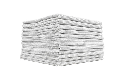 The Rag Company towel 12-pack front view showing packaging and brand benefit