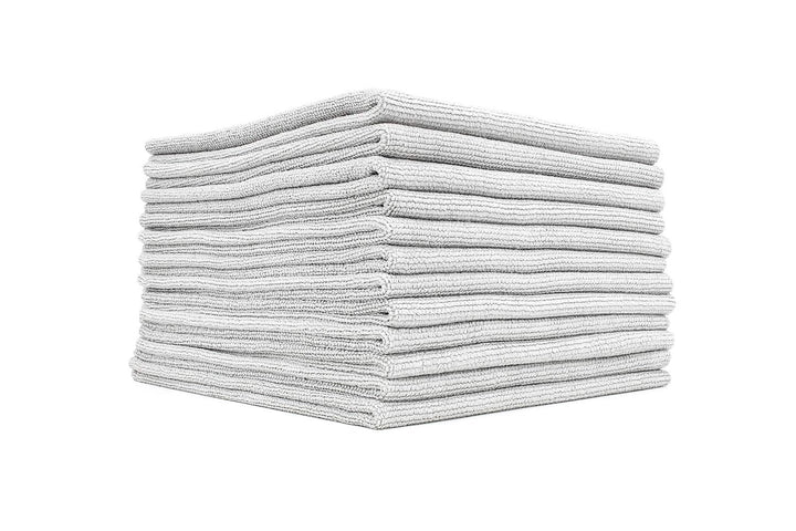 The Rag Company towel 12-pack front view showing packaging and brand benefit