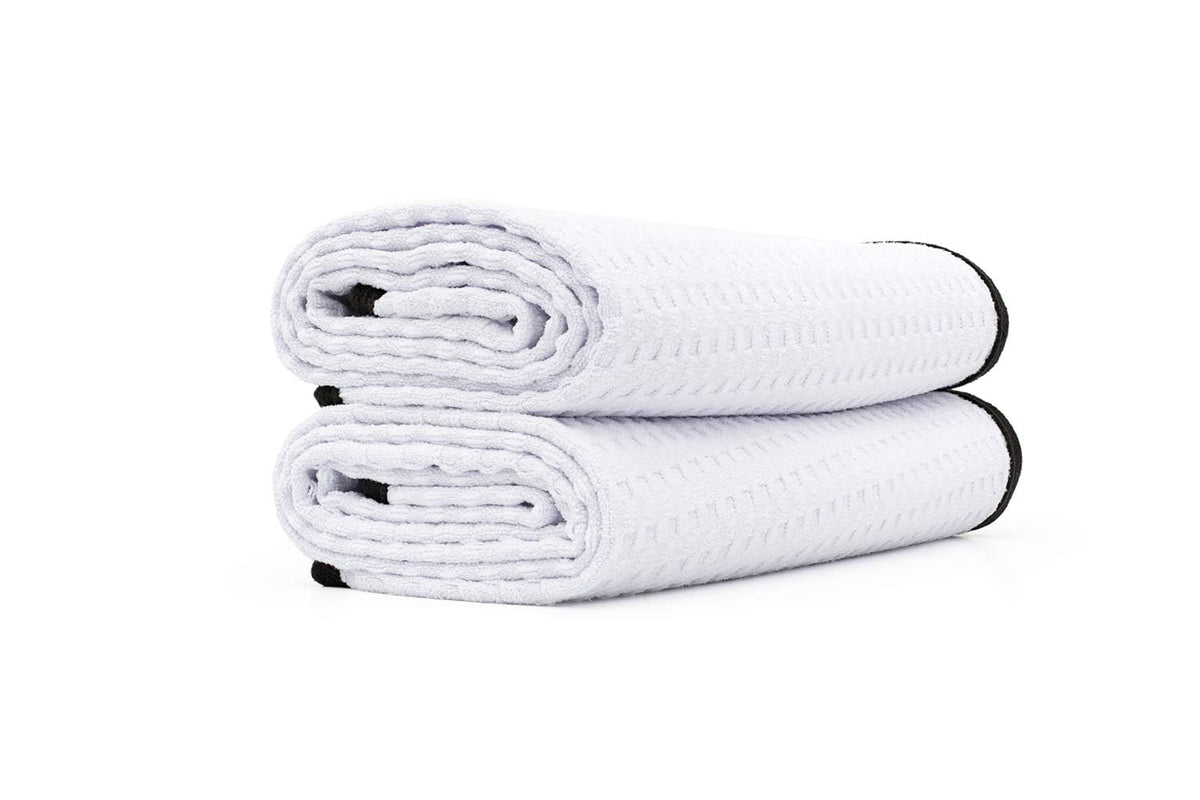 The Rag Company front packaging showing towel pair and key benefits
