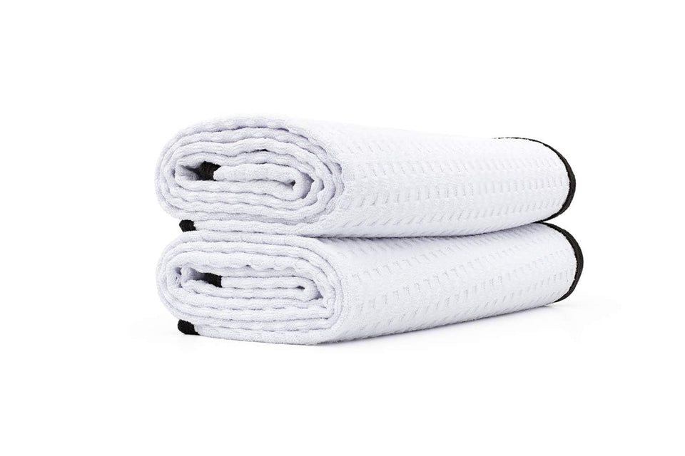 The Rag Company front packaging showing towel pair and key benefits