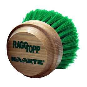 Raggtopp brush front view showing handle and bristles for safe top cleaning