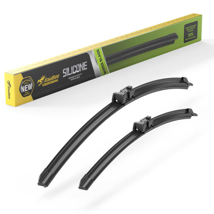 RaidBee front packaging showing 24" and 19" blades for VW, durable replacement