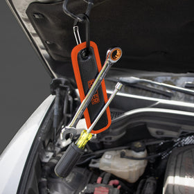 Railer mat holding sockets and wrenches to speed up repairs