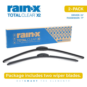 Rain-X aerodynamic beam profile preventing ice buildup and drag