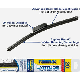 Rain‑X back packaging QR code and instructions for installation and activation