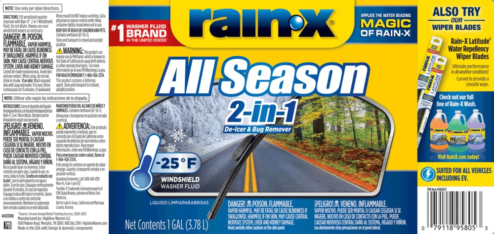 Rain-X close up of liquid clarity and texture showing cleaning power