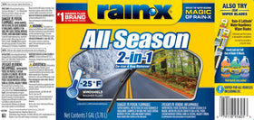 Rain-X close up of liquid clarity and texture showing cleaning power