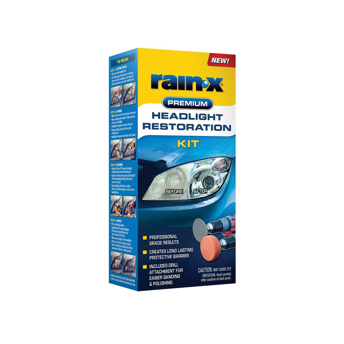 Rain-X kit front packaging showing included tools and benefits