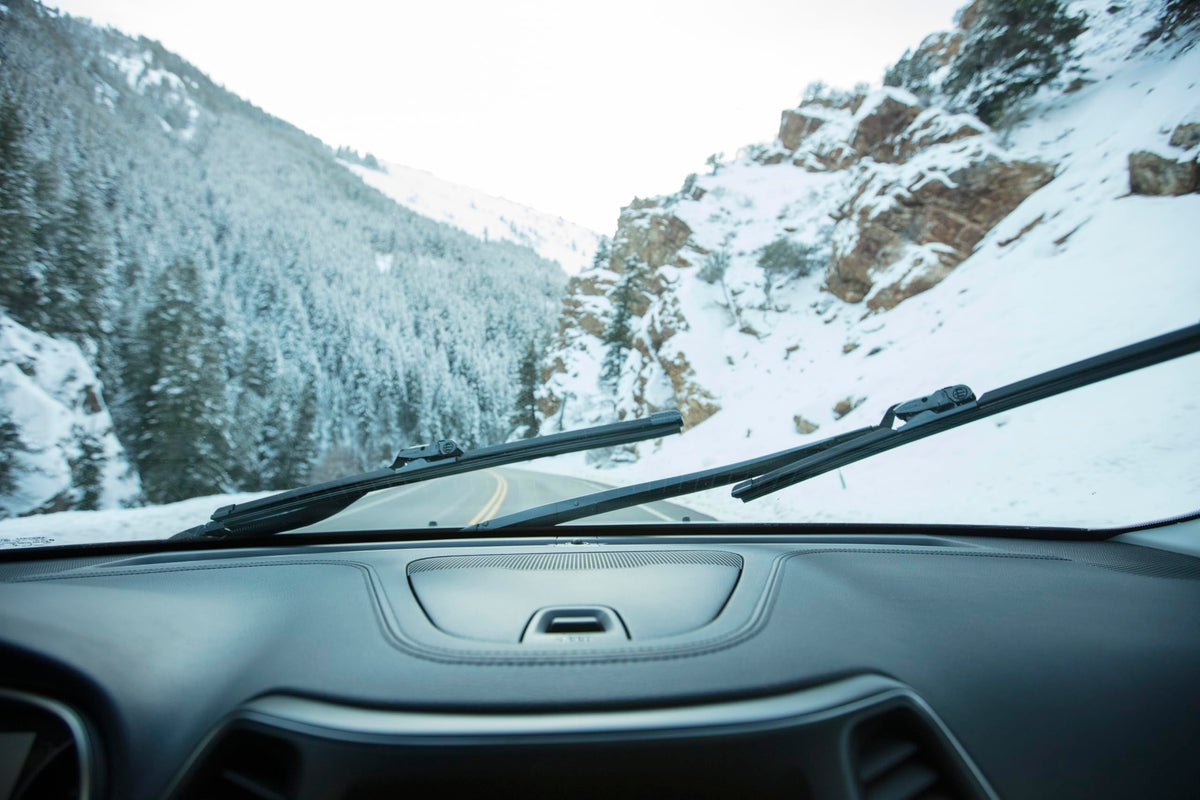 Rain-X blade installed on vehicle windshield in everyday driving scenario benefit