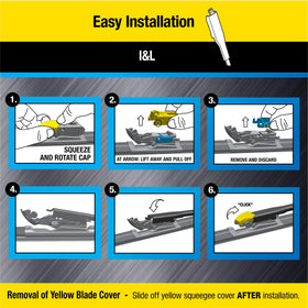 Rain-X installed on windshield demonstrating full-contact wipe benefit while driving
