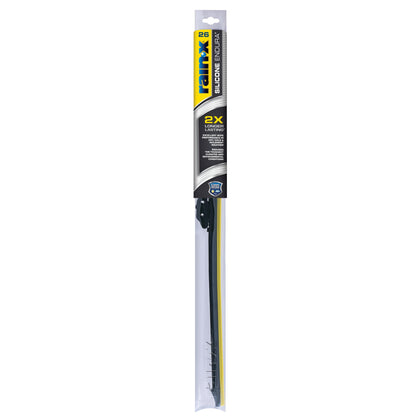Rain-X packaging front view showing blade and branding for quick identification and confidence