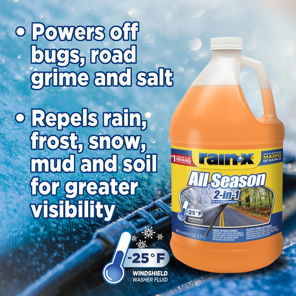 Rain-X being used with wipers on a windshield demonstrating visibility