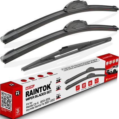 Raintok front packaging showing the 3-pack and kit contents benefits clear purchase