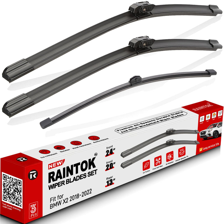 Raintok front packaging showing full 3-pack kit and clear fit benefits