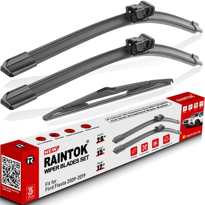 Raintok front packaging showing full 3-piece set and easy fit benefit