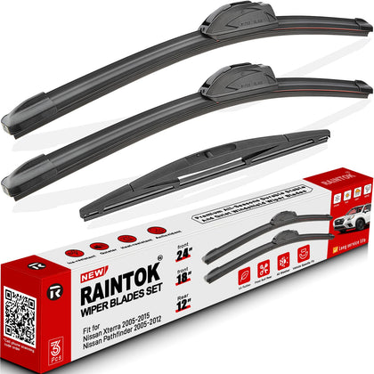 raintok front packaging showing complete 3-piece replacement set and OEM fit benefit