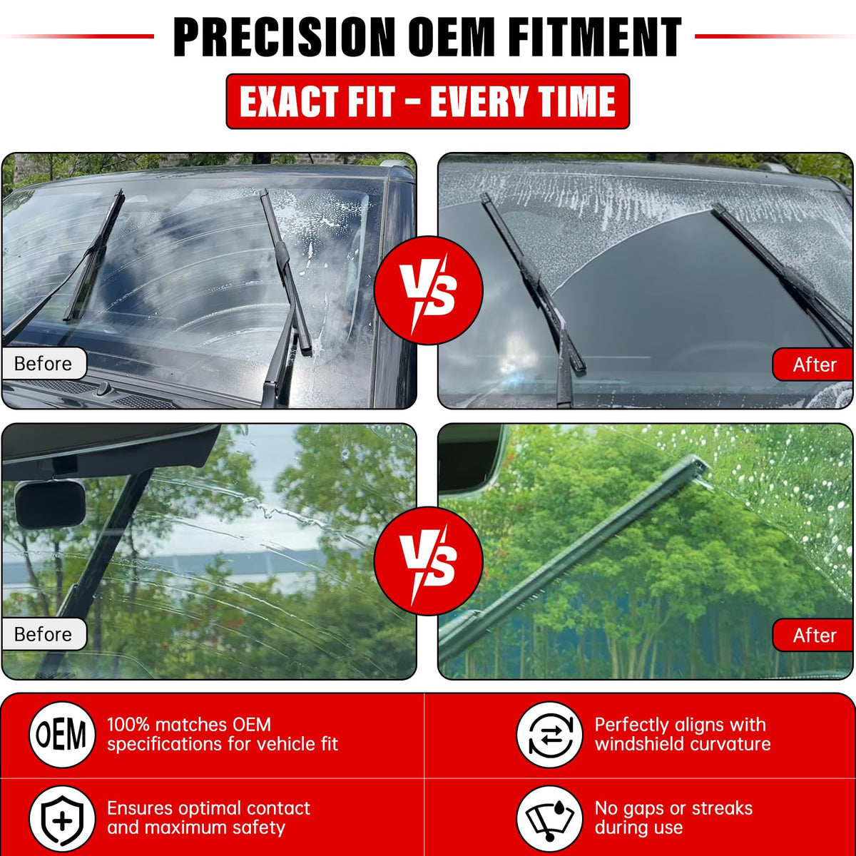 Raintok installed on Mazda CX-5 front windshield improving driver visibility