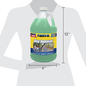 Rain‑X used with microfiber cloth showing safe, scratch‑free wiping benefit