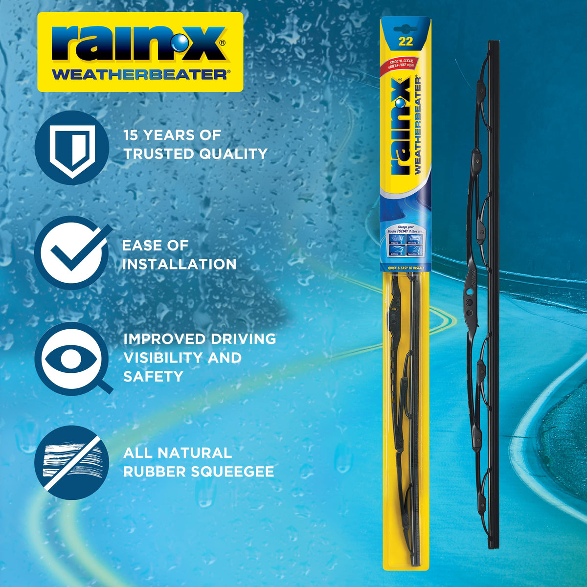 Rain‑X view of galvanized steel frame for long‑lasting rust resistance