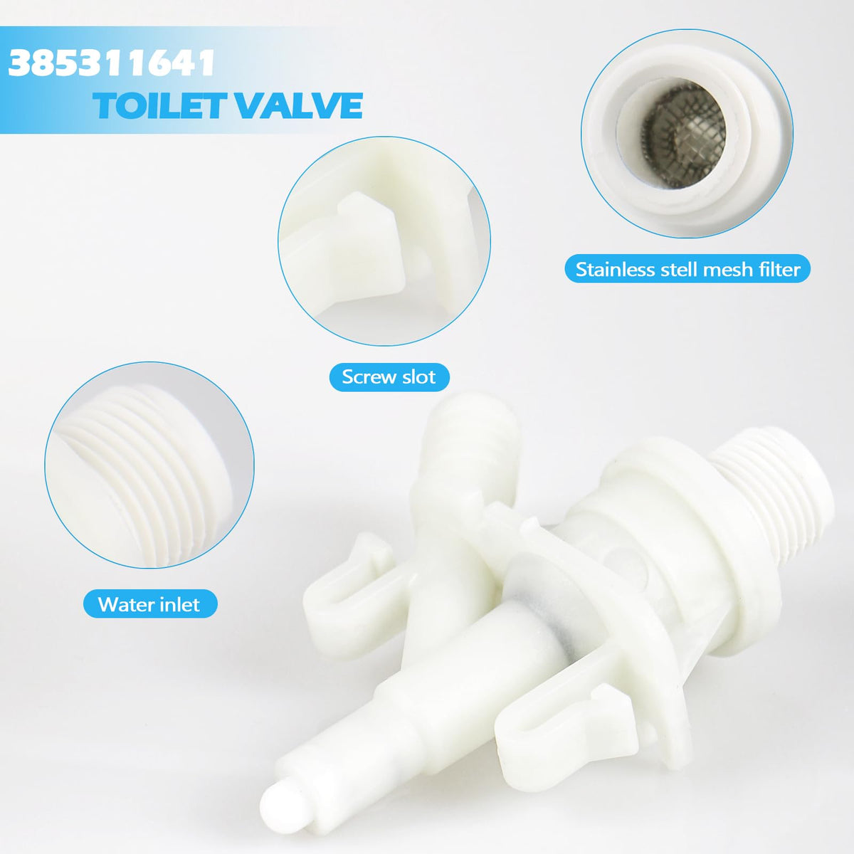 Rakiyada hose clamp and screws beside a ruler for easy size comparison and correct fit