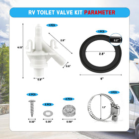 Rakiyada RV bathroom repair scene showing kit in use and faster, affordable restoration