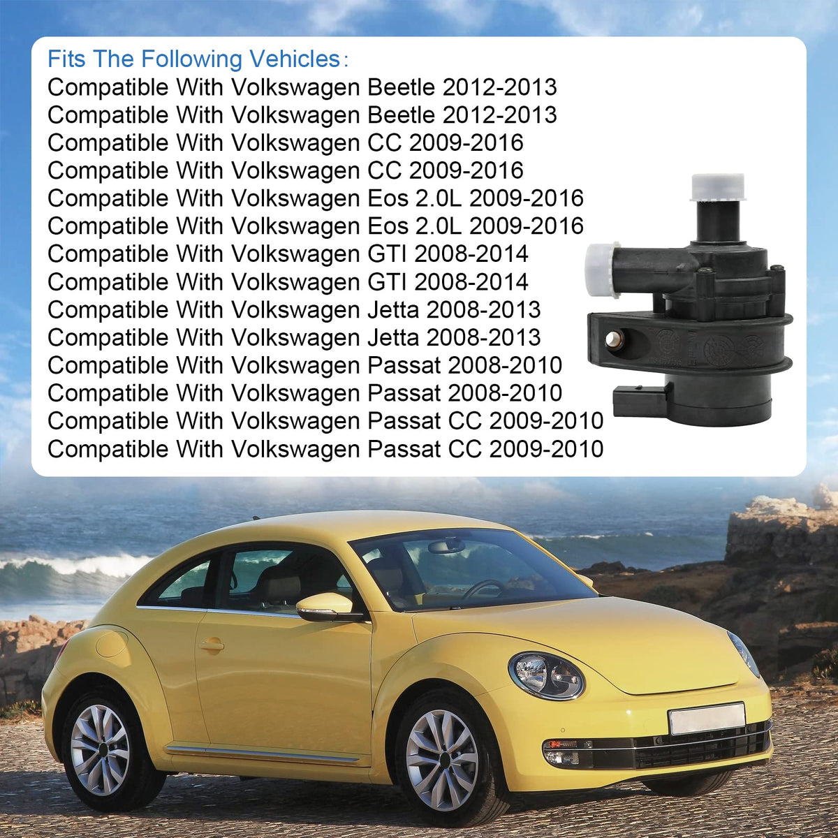 RALBDX pump side profile illustrating compact OEM-style housing for easy fitment