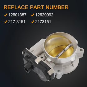 RALBDX throttle body throttle plate closeup displaying smooth bore for consistent airflow control