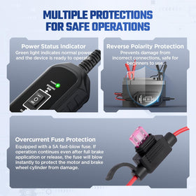 RALBIL BT10 attached to brake actuator demonstrating fast emergency release