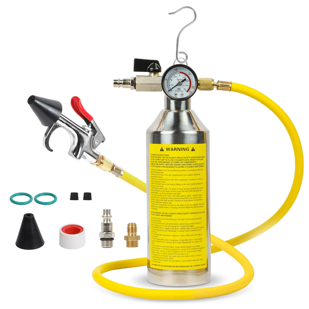 RALBIL stainless steel bottle front view showing durable construction and portability benefit