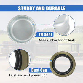 RALZAOTO installed bearing kit on a trailer hub demonstrating smooth rotation and fit