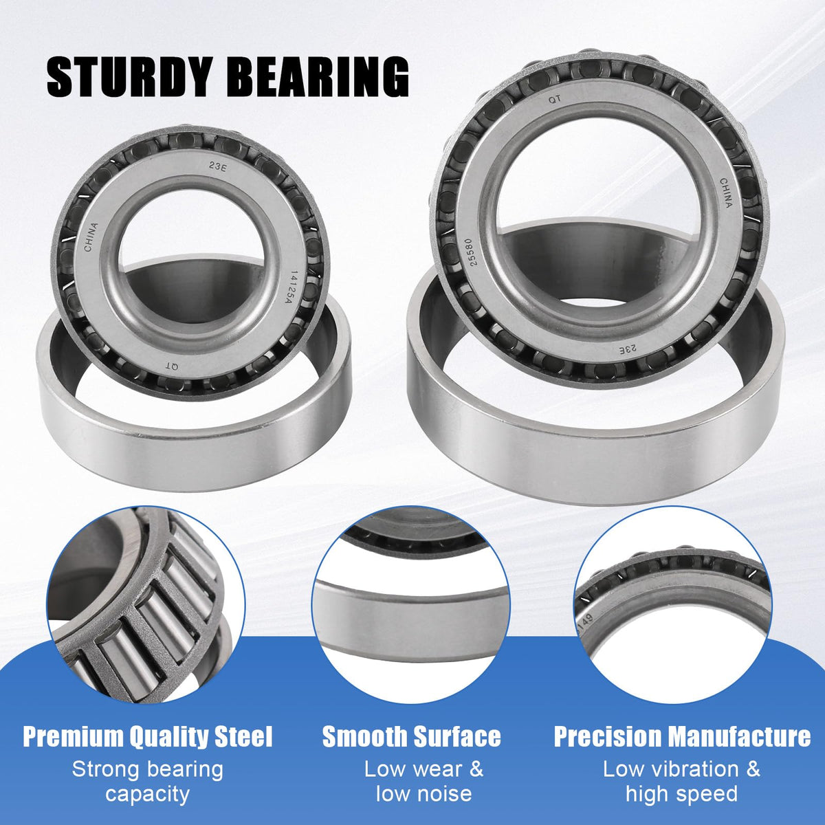 RALZAOTO double-lip grease seals detail demonstrating improved sealing against water