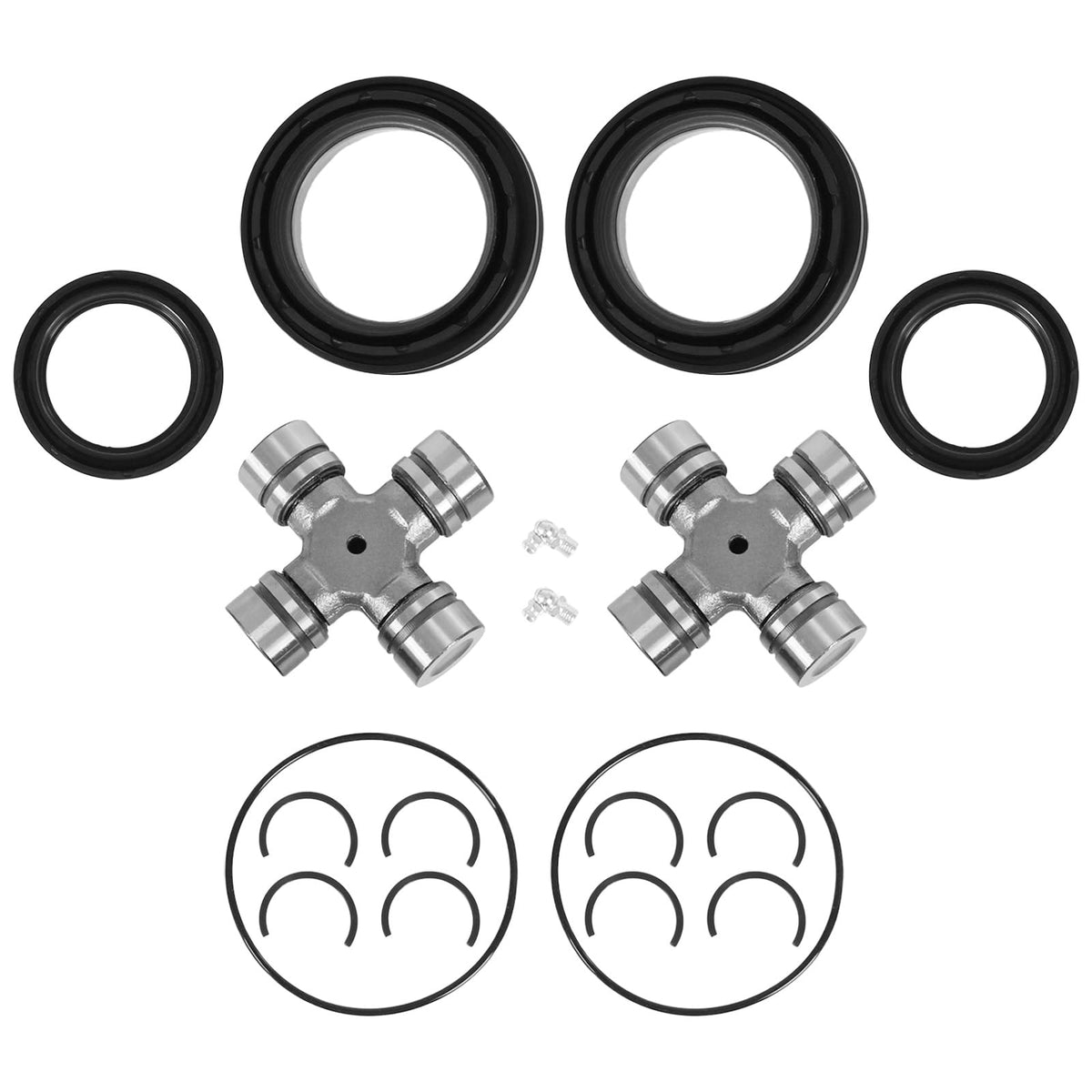 RALZAOTO kit packaging showing front axle seals and U-joints, ready for repair