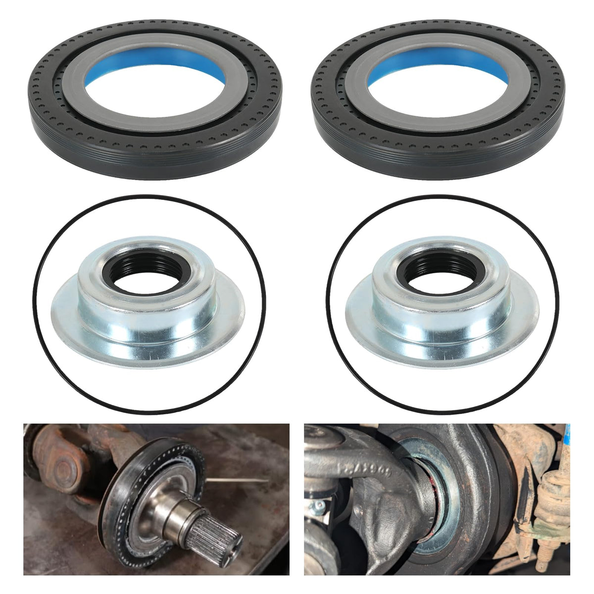 RALZAOTO front view seal kit showing all six pieces for easy identification and fit